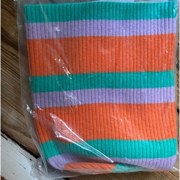 Anthropologie Cozy Stripe Beanie